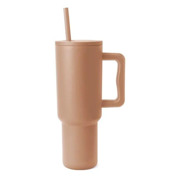 40oz Tumbler With Handle And Straw