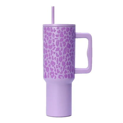 40oz Tumbler With Handle And Straw