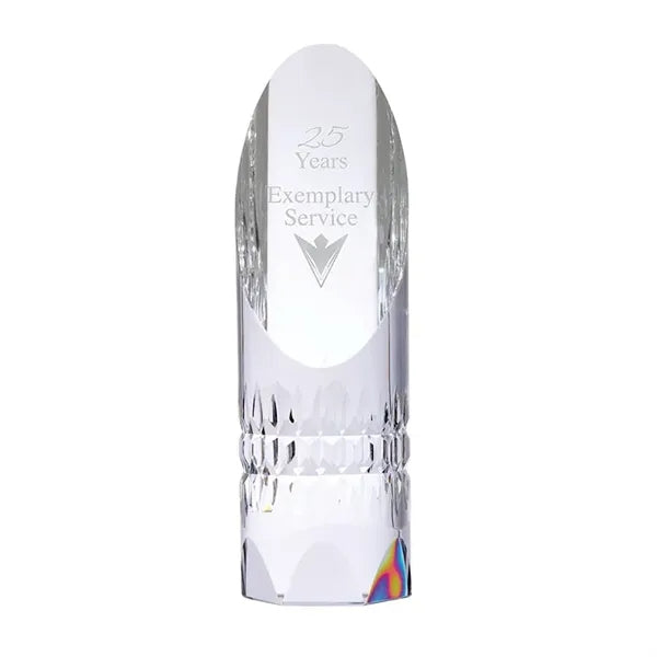 Alphard Slanted Crystal Trophy