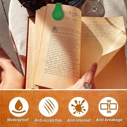 Vintage PU Leather Magnetic Bookmarks