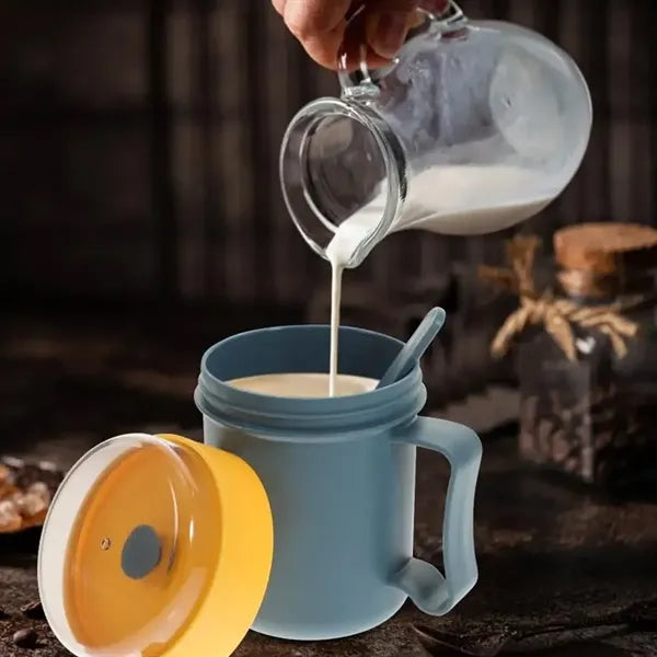 Portable Soup Cup With Lid Spoon