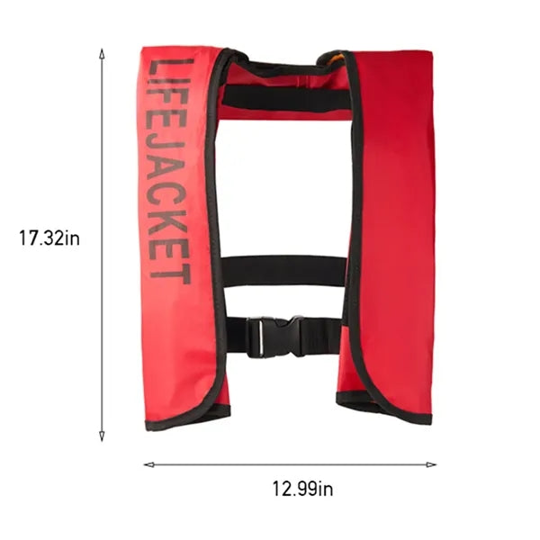 High buoyancy boat emergency inflatable life jacket vest