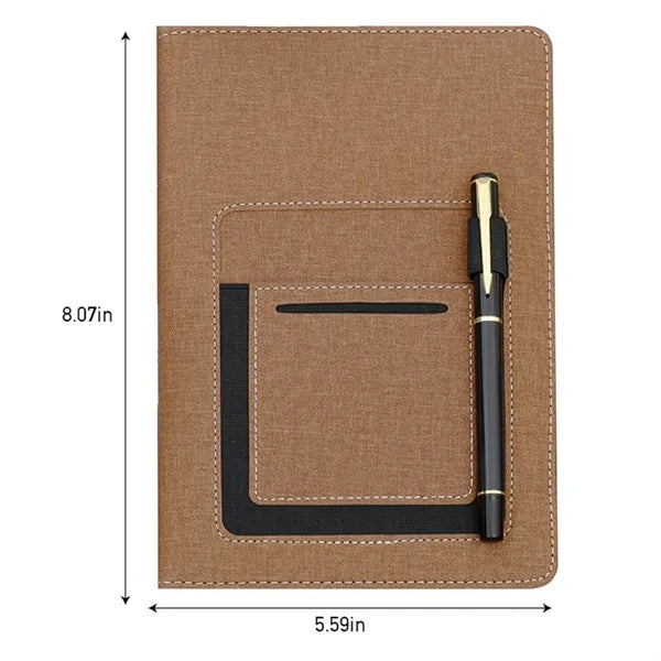 Portable business office pocket notebook work meeting book