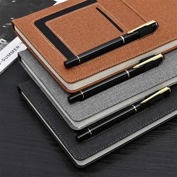 Portable business office pocket notebook work meeting book