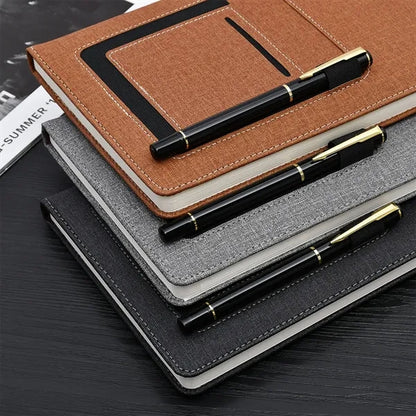 Portable business office pocket notebook work meeting book