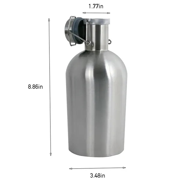 304 stainless steel double-layer cold-resistant beer barrel