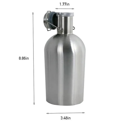 304 stainless steel double-layer cold-resistant beer barrel
