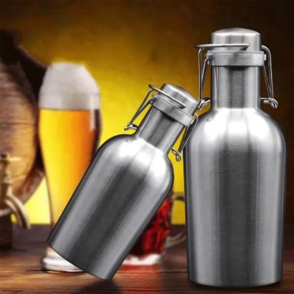 304 stainless steel double-layer cold-resistant beer barrel
