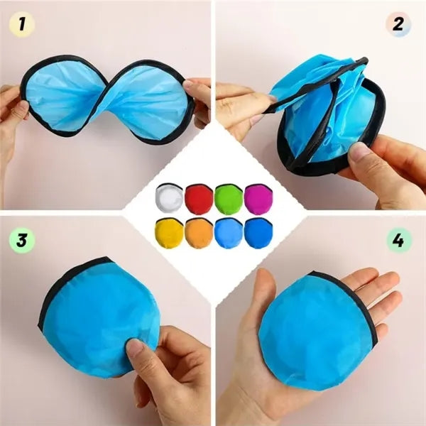 Foldable Flying Disc Fans with Bags