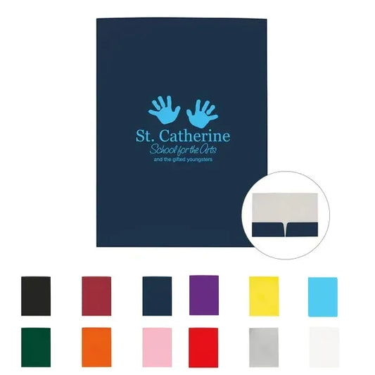 Custom Gloss Paper Folder