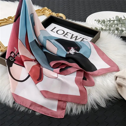 Silk Feeling Scarf