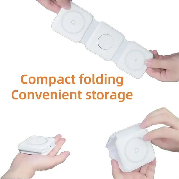3 In 1 Foldable Magnetic Wireless Charger