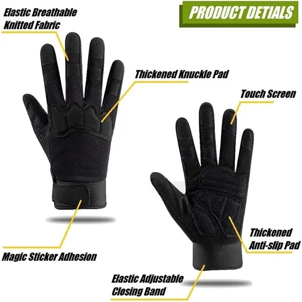 Men's Full-Finger Tactical Gloves