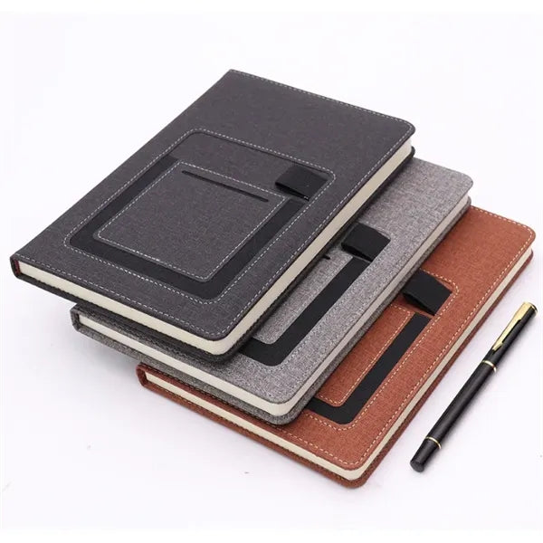 A5 Business Notebook Phone Pocket Card Slot Gift Set
