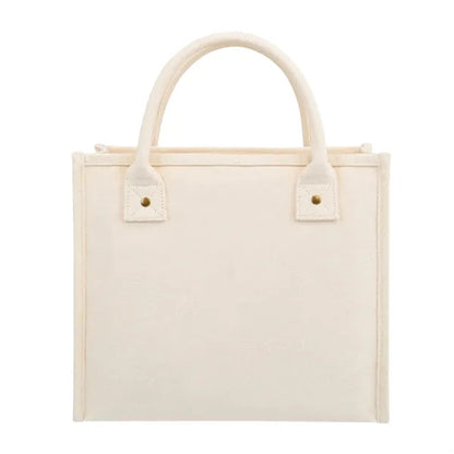16oz Cotton Canvas Tote with Small Zipper Pocket