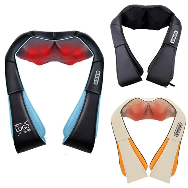 Electric Back Shoulder and Neck Kneading Massager with Heat
