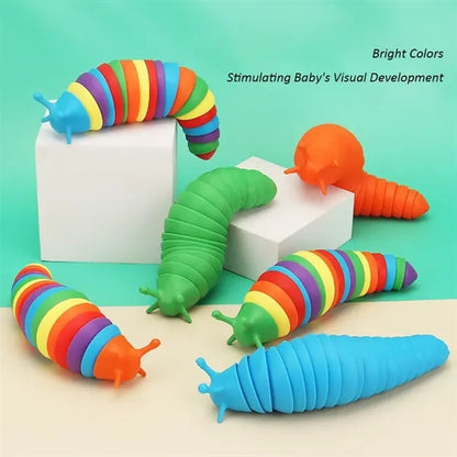 Rainbow Slug Snail Stress Relief Toy