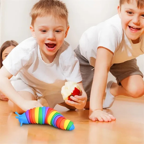 Rainbow Slug Snail Stress Relief Toy