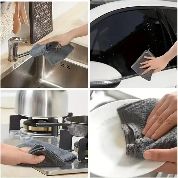 Microfiber Cleaning Cloth For Household Or Car Washing