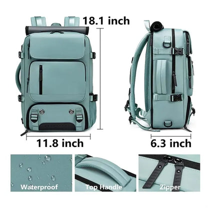 Multifunction Outdoor Travel Backpack with Shoe Compartment