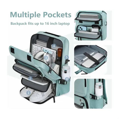 Multifunction Outdoor Travel Backpack with Shoe Compartment