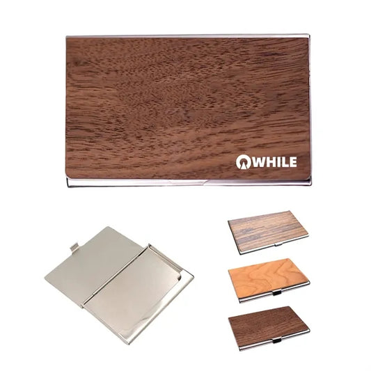 Customized Wooden bussiness card holder