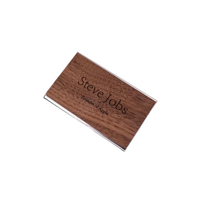 Customized Wooden bussiness card holder