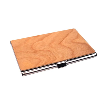 Customized Wooden bussiness card holder