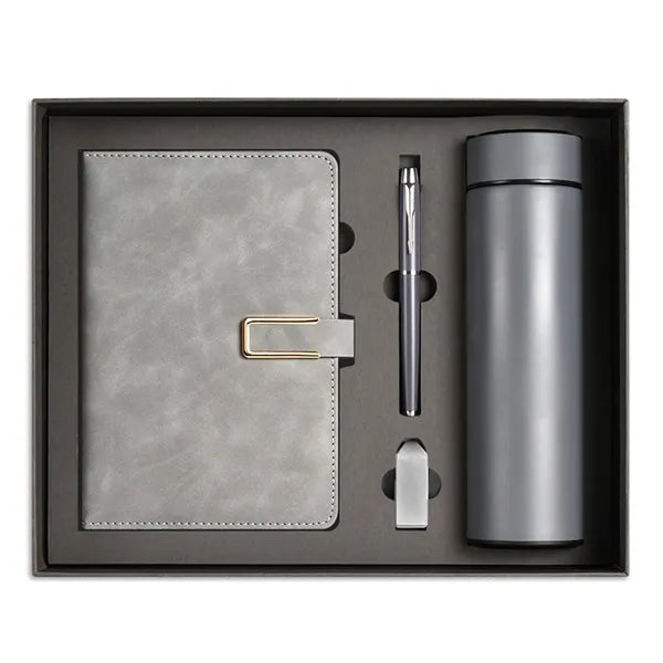 4Pcs Business Gift Set Notebook & Tumbler Set