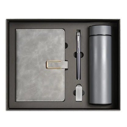 4Pcs Business Gift Set Notebook & Tumbler Set