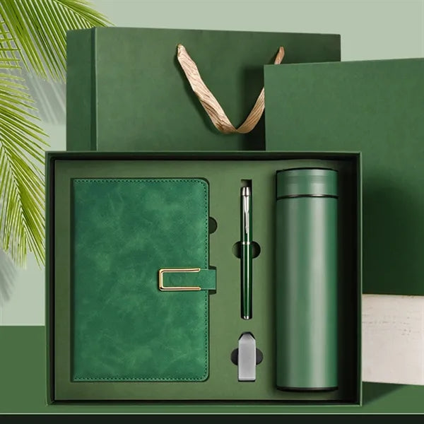 4Pcs Business Gift Set Notebook & Tumbler Set