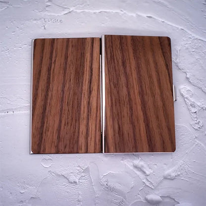 Customized Wooden bussiness card holder