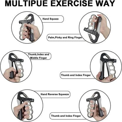 Grip Strength Trainer Adjustable Resistance Hand Exerciser