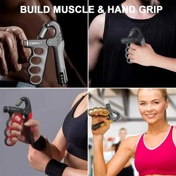 Grip Strength Trainer Adjustable Resistance Hand Exerciser