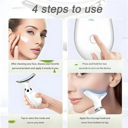 Face Neck Vibrating Massager Chin Sculptor Lifting Device