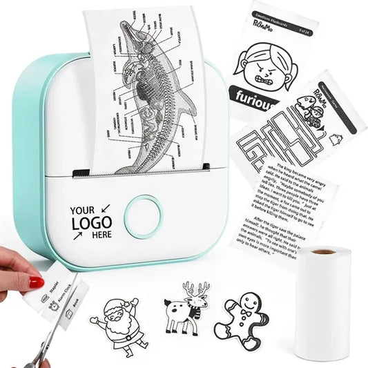 Bluetooth Wireless Pocket Thermal Inkless Sticker Printer
