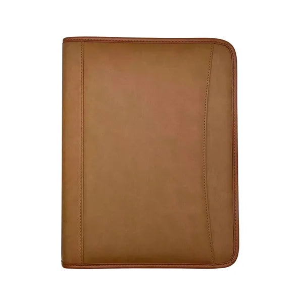 Leahter A4 Zippered Portfolio