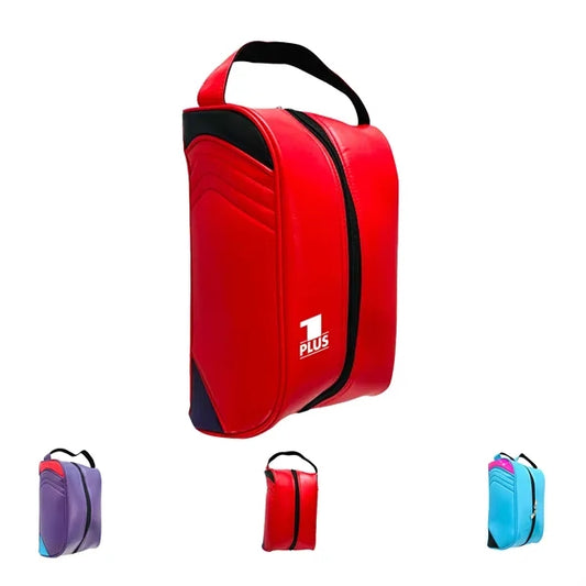 Custom Gift Colorful PU Leather Golf Shoe Bag