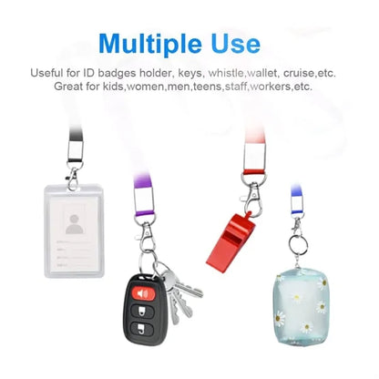 5/8" Custom Polyester Lanyards with Metal Swivel Snap Hook