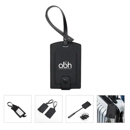 Genuine Leather Luggage Spotter Tag