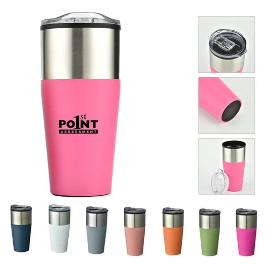 16oz Stainless Steel Insulated Travel Mug with Lid