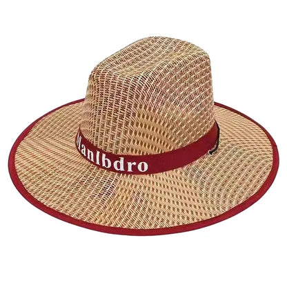 Straw Cowboy Hat With Customizable Band