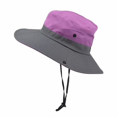 Quick Dry Sun Hat With Drawstring Closure