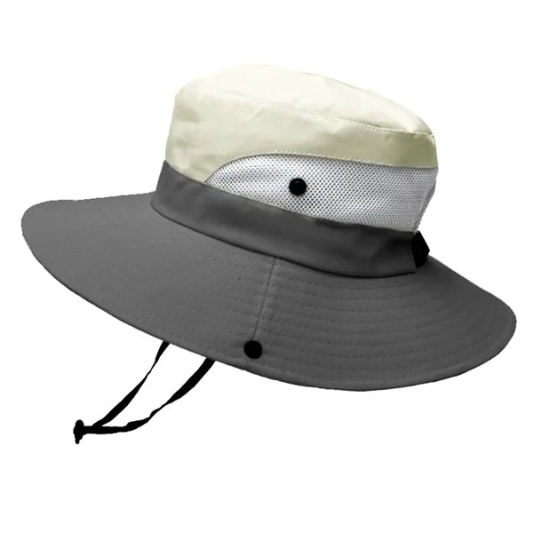 Quick Dry Sun Hat With Drawstring Closure