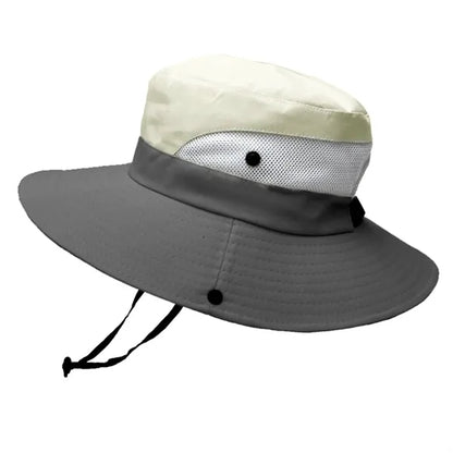 Quick Dry Sun Hat With Drawstring Closure