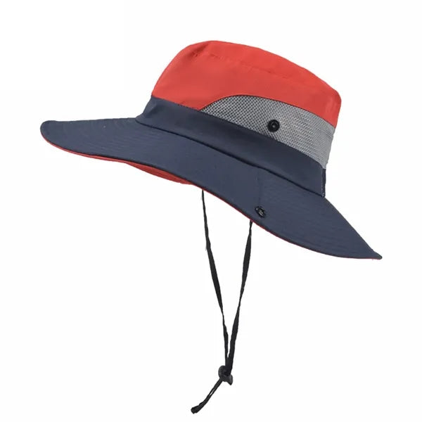 Quick Dry Sun Hat With Drawstring Closure