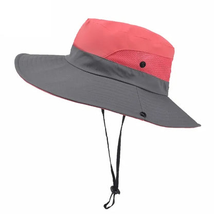 Quick Dry Sun Hat With Drawstring Closure