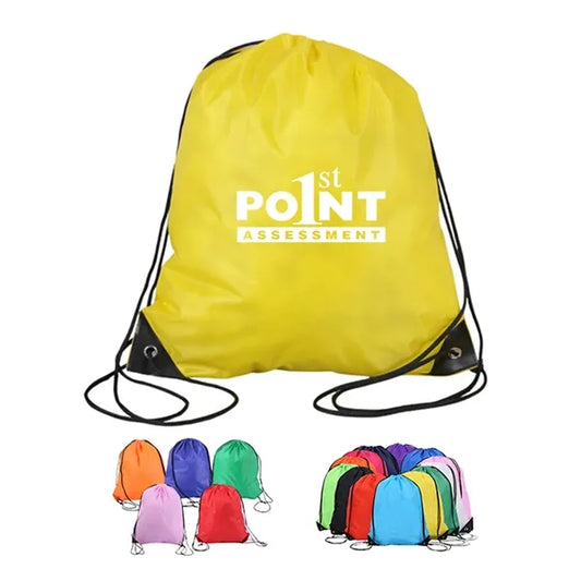 Custom Polyester Drawstring Backpack Bag for Sports