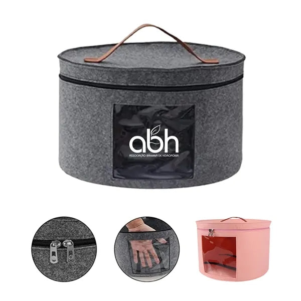 Foldable Round Hat Storage Box