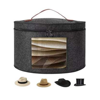 Foldable Round Hat Storage Box